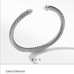 David Yurman Bracelet with Pearls and Diamonds